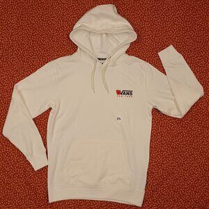 Vans Men's Extra Small Off The Wall New York Hoodie Sweatshirt White VN000K4VFS8